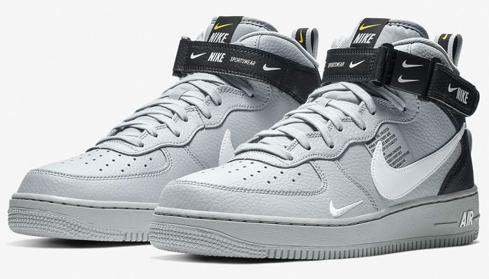 nike air force 1 microbranding black