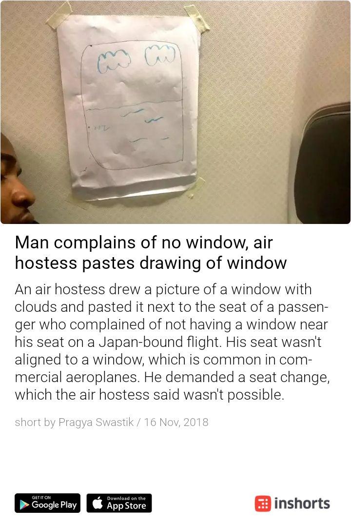 Random_Citizen0's tweet photo. What's next,  serve a picture of 5 course meals when passenger asks for good food
#wheresmywindow #BudgetAirways #Funny https://t.co/5TWIJkGL4X