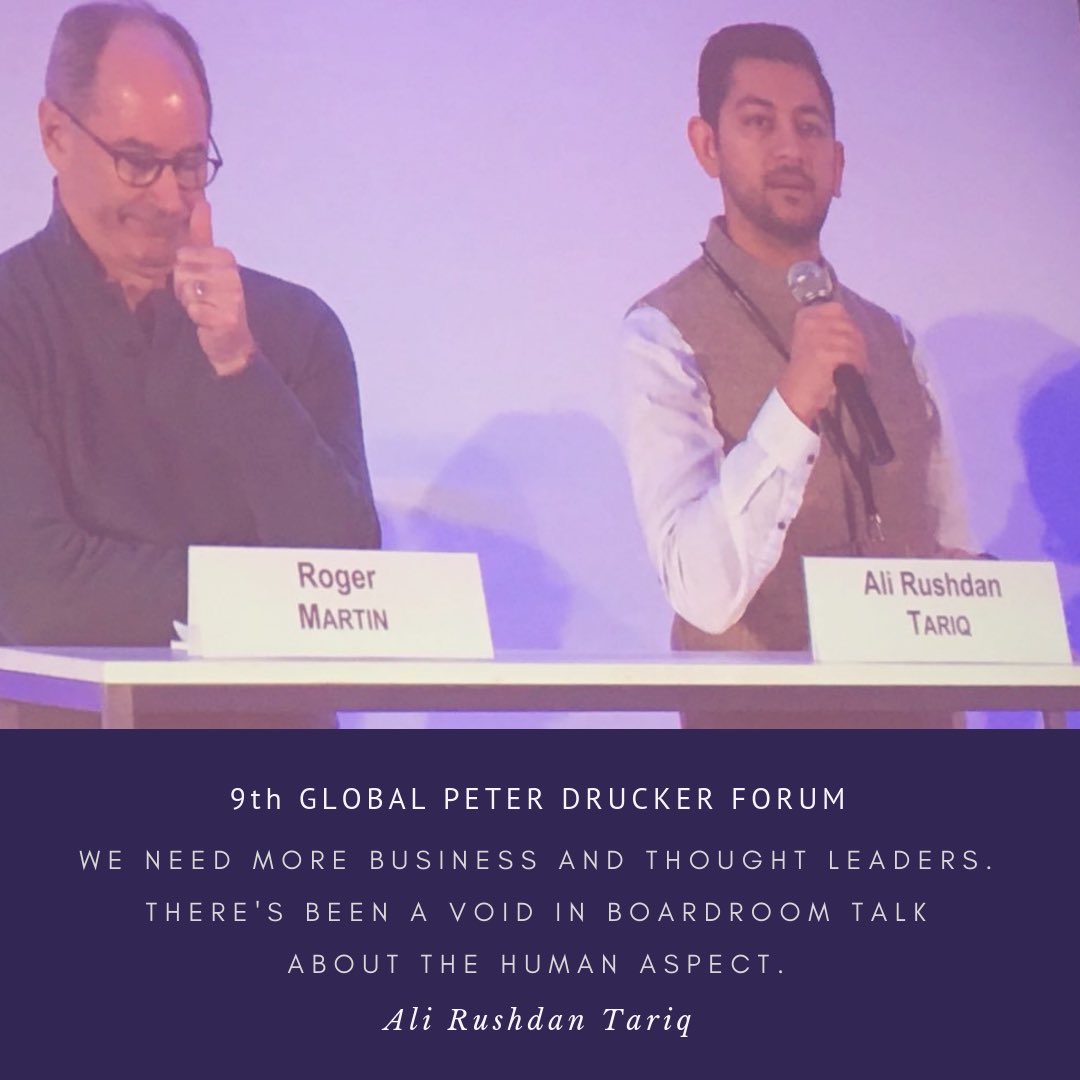 IsabellaMader_'s tweet photo. "We need more business and thought leaders. There's been a void in boardroom talk about the human aspect." Ali R. Tariq @alirtariq
#PDC17 winner
Great pic with @RogerLMartin (the gesture!) π
Treasured @GDruckerForum moment ... #GPDF18 https://t.co/tGn9hMvfkn