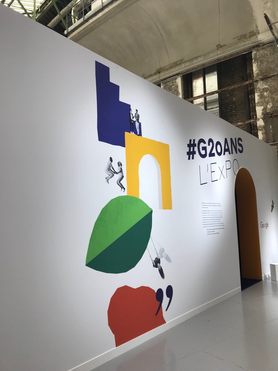 dorgeval's tweet photo. Expo 20 ans de Google : pari réussi de transformer le search en un univers visuel coloré et une scénographie réussie #G20ans ⁦⁦@GoogleFR⁩ ⁦@GrandPalaisRmn⁩ https://t.co/zNE5yCY54y