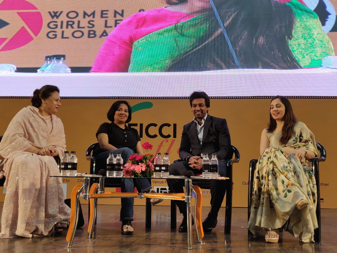 flofilmforum's tweet photo. In conversation with @Nikhil_Dwivedi and #RatnaSinha #nonfilmbackground
#fff18 #flofilmforum18 #ficci #flolucknowkanpur #trending #lucknow #event #changethestory #filmscreenings #workshop #masterclass #conversations 
@timesofindia @MumbaiMirror @Midday180 @htTweets @ficci_india https://t.co/W44ZQjxgww
