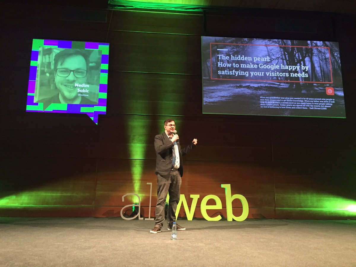 Nedim Sabic <a href="/neximuss/">Nedim Sabic</a> talking about SEO and condoms - a prefect mid-day wake-up session #AllWebMK