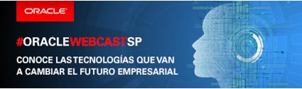 Carmenpizarro's tweet photo. Estás interesad@ en obtener formación en #IT, #innovación, #blockchain, #cloud, #IA, #MachineLearning, #DevOpss, #API ... te invitamos a los #Webinars gratis de @oracle_es .  #OracleWebcastSP Cada tema es una hora, todo en español. Te animas? https://t.co/dK9OpBOrLc https://t.co/lucPK1IYve