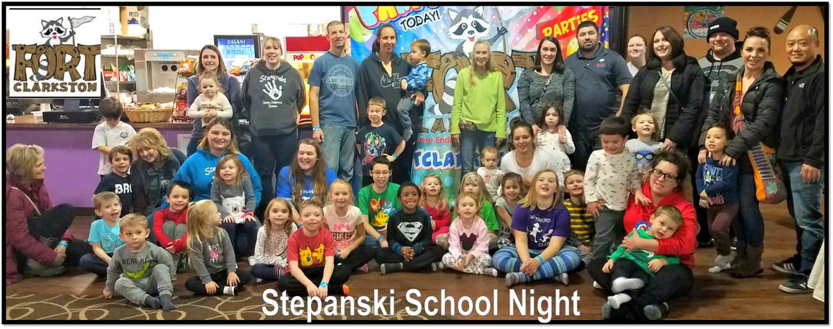 FortClarkston's tweet photo. This group raised $205 for their school by just hanging out and having fun! #stepanski #fortclarkston #wecare #wherefamilieshangout #schoolnight https://t.co/t7mE8HS3gh