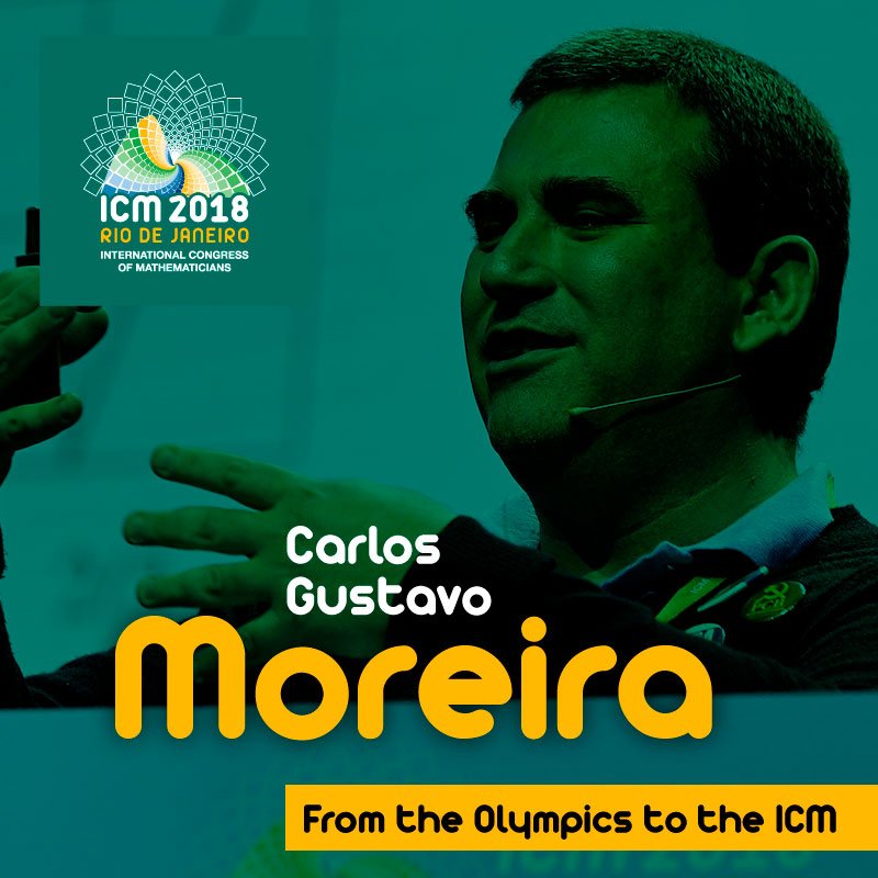 Characters of the ICM | Carlos Gustavo Moreira : From the Olympics to the ICM

The only Brazilian to present an ICM 2018 plenary lecture in Rio de Janeiro, Carlos Gustavo “Gugu” Moreira is a specialist in dynamic systems. Watch his lecture ► goo.gl/7MGLeM

#ICM2018Rio
