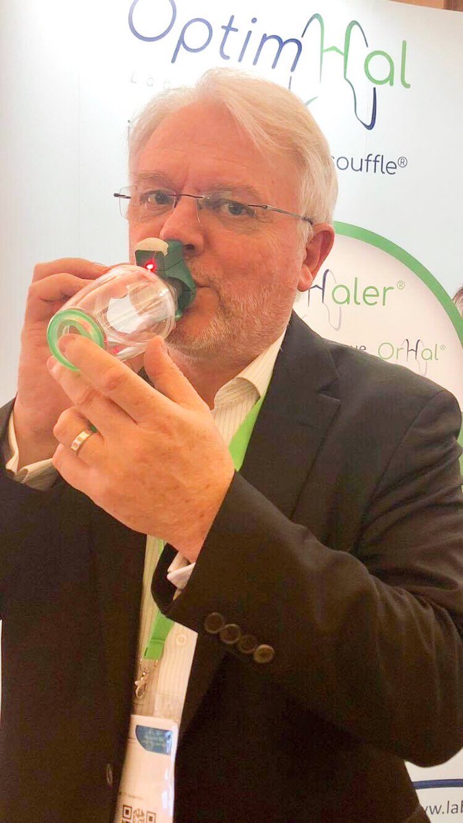 OptimHal's tweet photo. En direct du Congrès de Pneumologie et d'Allergologie Pédiatrique à Paris.
Notre équipe vous attend pour vous présenter le dernier prototype de DigitHal®, chambre d’inhalation intelligente destinée aux enfants asthmatiques.
#CPAP2018 #Allergies #Inhalation
#DigitHal https://t.co/h2qeiOovZq