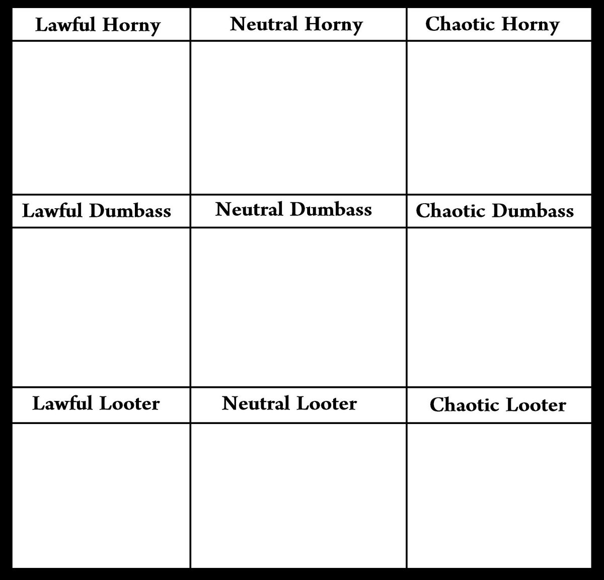 Alignment Chart Dnd 5e