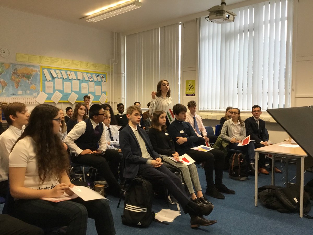NorthBerwickHS's tweet photo. Debates are underway #righttoreply #stateyourviews #NBHSMUN2018 @ELCouncil @MunNbhs https://t.co/NjXHpEzphA