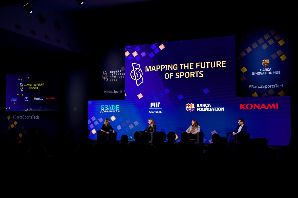 BarcaInnoHub's tweet photo. Awe-inspiring to have @cchase from @MIT Sports Lab, showcasing technology trends in the sports industry and emphasizing the importance of being user centric when developing  products to fulfill needs

#BarçaSportsTech https://t.co/qNKNJg8u1n