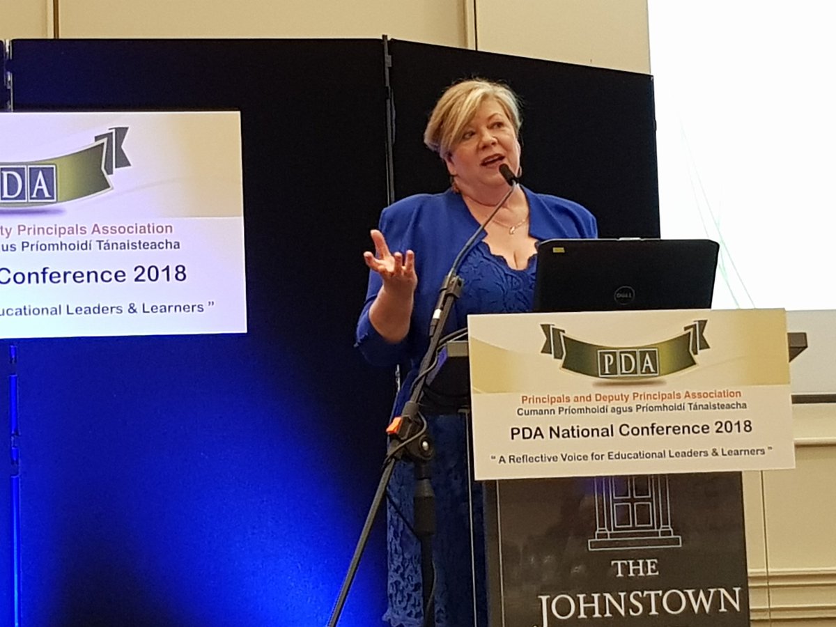 PDAIreland1's tweet photo. Dr. Paula Flynn, DCU, explores Learner Voice and asks ..in the acoustic of the school, whose voice gets listened to? https://t.co/oHfaJjVTj6