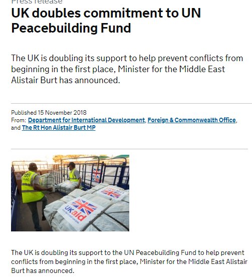 markcurtis30's tweet photo. UK govt priorities in a nutshell:
- 17 new warplanes announced yesterday: cost £6bn.
- Contribution to UN peacebuilding fund announced yesterday: £32m. https://t.co/art6yWOvWU