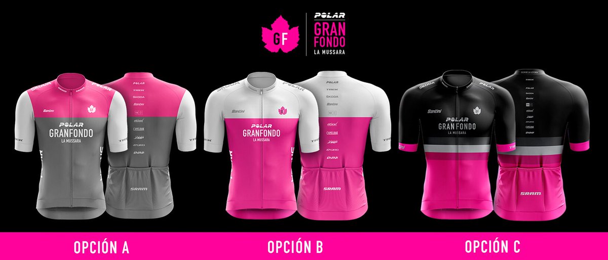 ¡Ya está en marcha la votación de maillots de <a href="/GranFondoLM/">Polar Gran Fondo La Mussara</a> 2019! Participa en las redes sociales de la prueba y elige el maillot que más te guste. Este año salimos nosotros 🙋🏻‍♂️ #EscribeLaLeyenda #RideLight