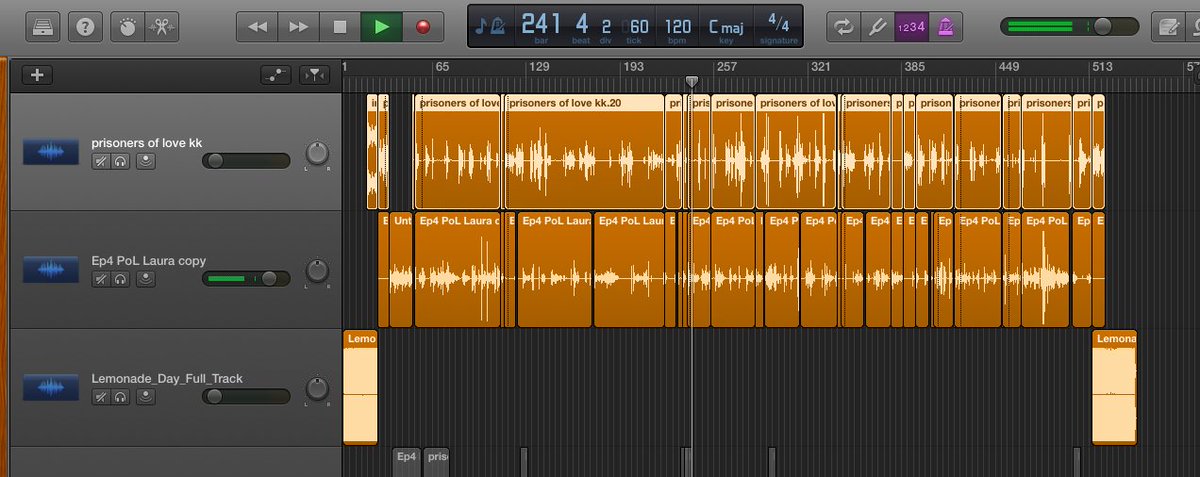 LauraEBeveridge's tweet photo. Audio editing is one of those things I find oddly soothing. #garageband https://t.co/wjh3uQk2jO