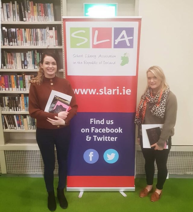 BCCWellRead's tweet photo. Miss Maher and Miss Mahoney attending the SLARI school library conference in Blackrock College. #SLARI18 https://t.co/gcJgWuQy6D
