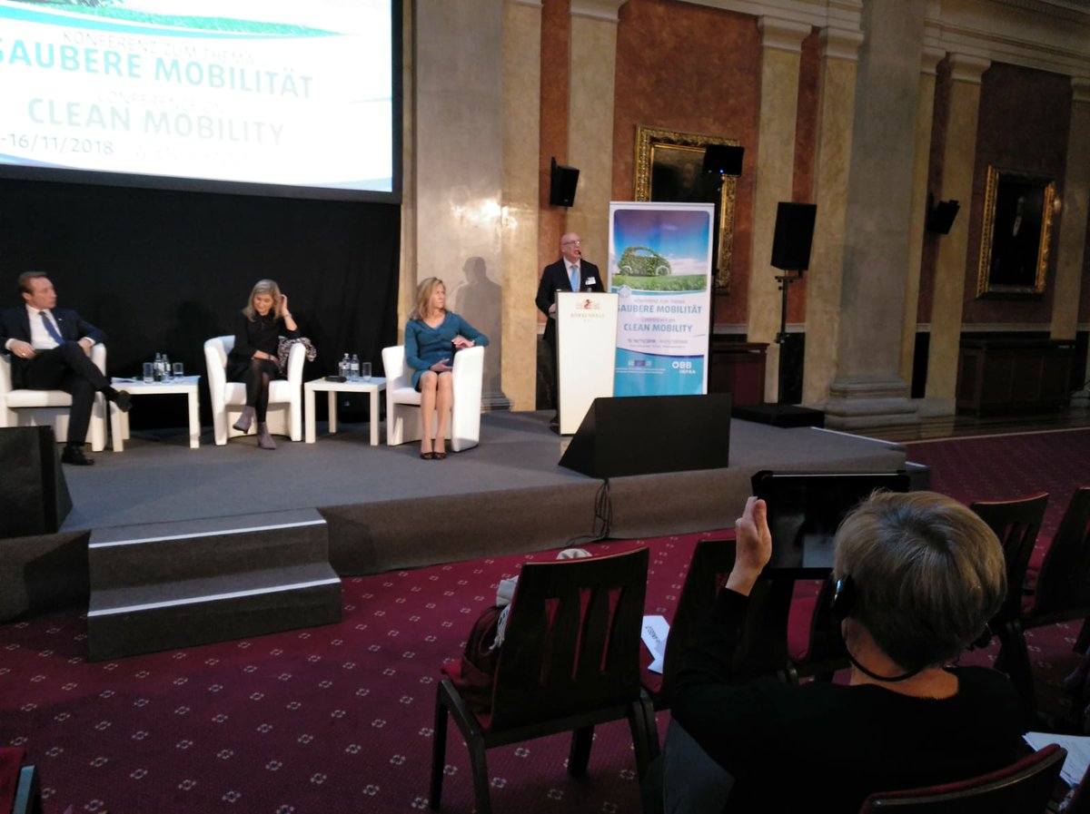 EESC_TEN's tweet photo. ๐Mr. Coulon, President of the @EESC_TEN closed the #CleanMobility conference in Vienna.โ
๐Thank you to @unsereOEBB and all our participants & speakers:โ
๐ช๐บTogether for #EuropeontheMove!
Stay tuned @ESC_TEN to learn more about our agenda for #TransportDialogue https://t.co/6BLktDawiZ