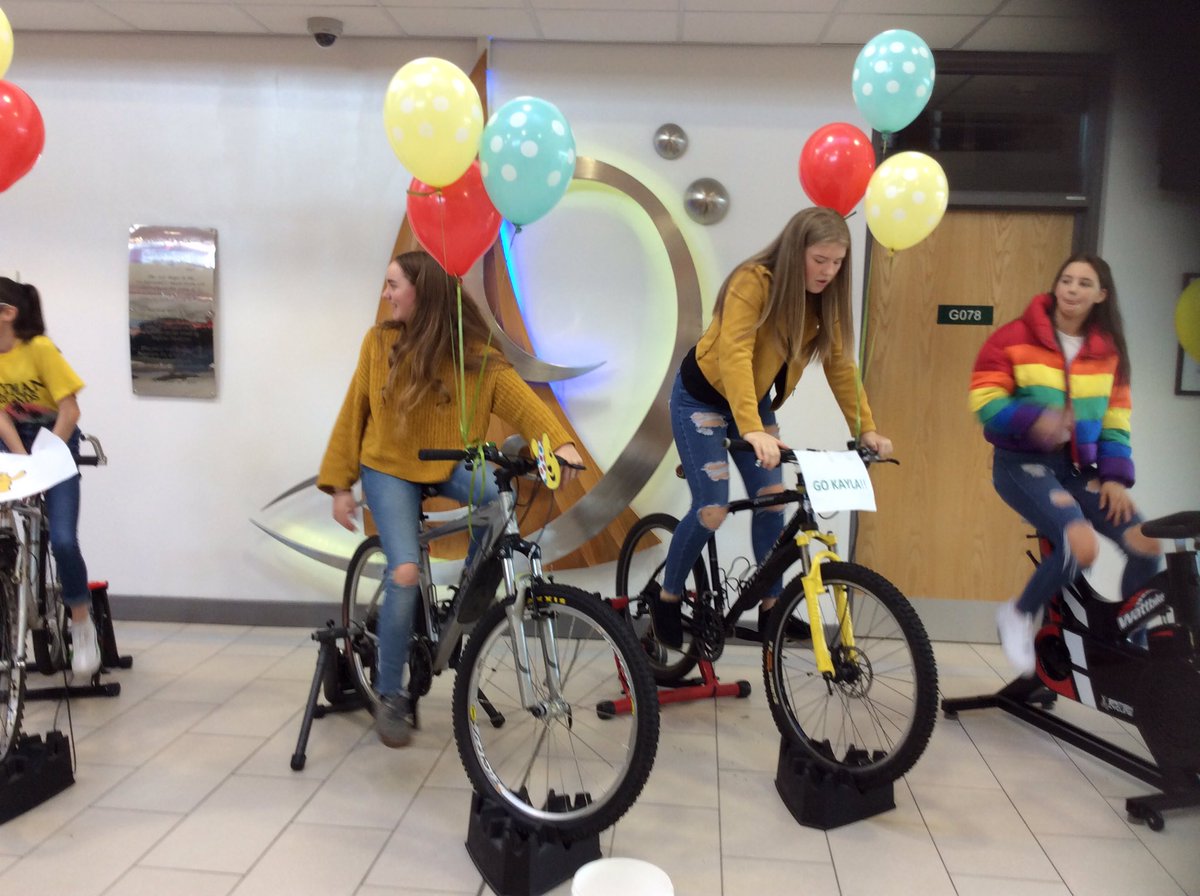 HouseCourage16's tweet photo. The buzz in our school today is just amazing #girlsinyellow @BBCCiN @BBHealthForum @StCeciliasDerry https://t.co/eBUWEE0dzz