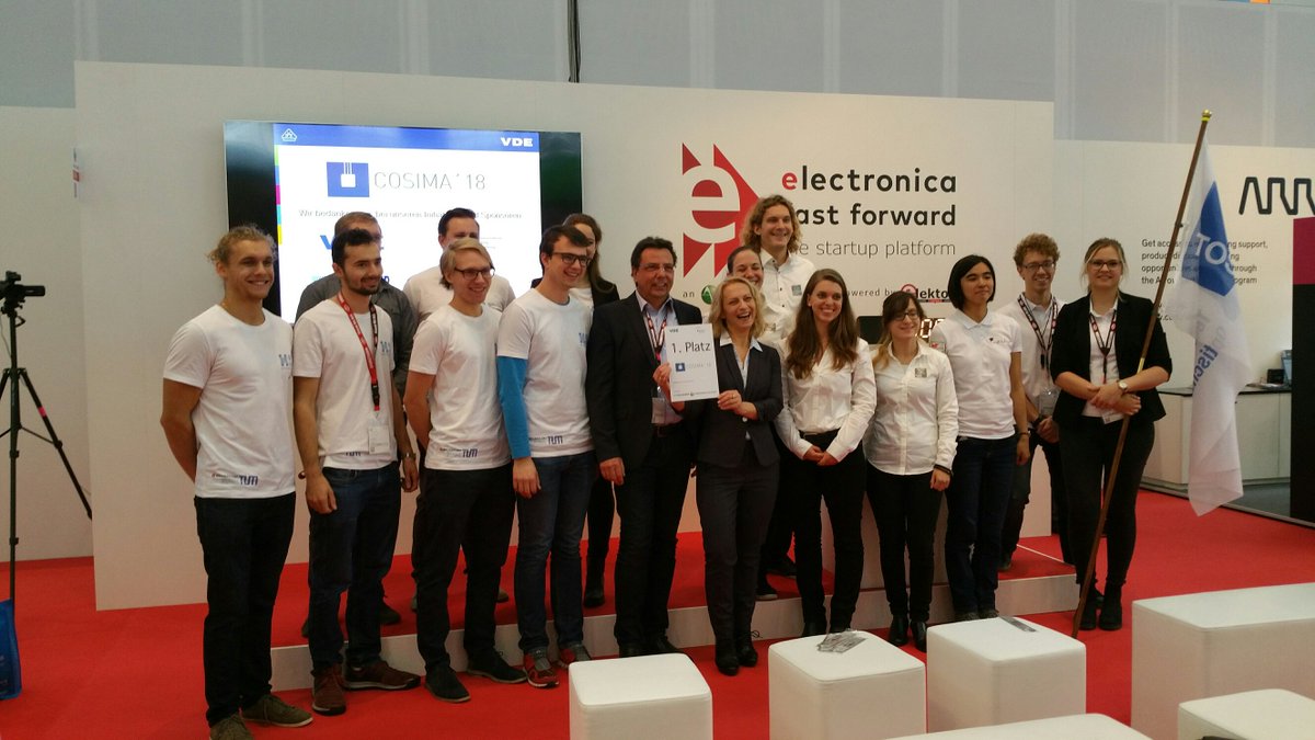 iX_factory's tweet photo. This year, the winner's staircase will be climbed to first place by 2
teams. We congratulate teams #Drink_Mate and #Heatshockers and wish them
continued success! https://t.co/T4f2aq1HSY
#COSIMA2018 https://t.co/yKi7cEjBRU
