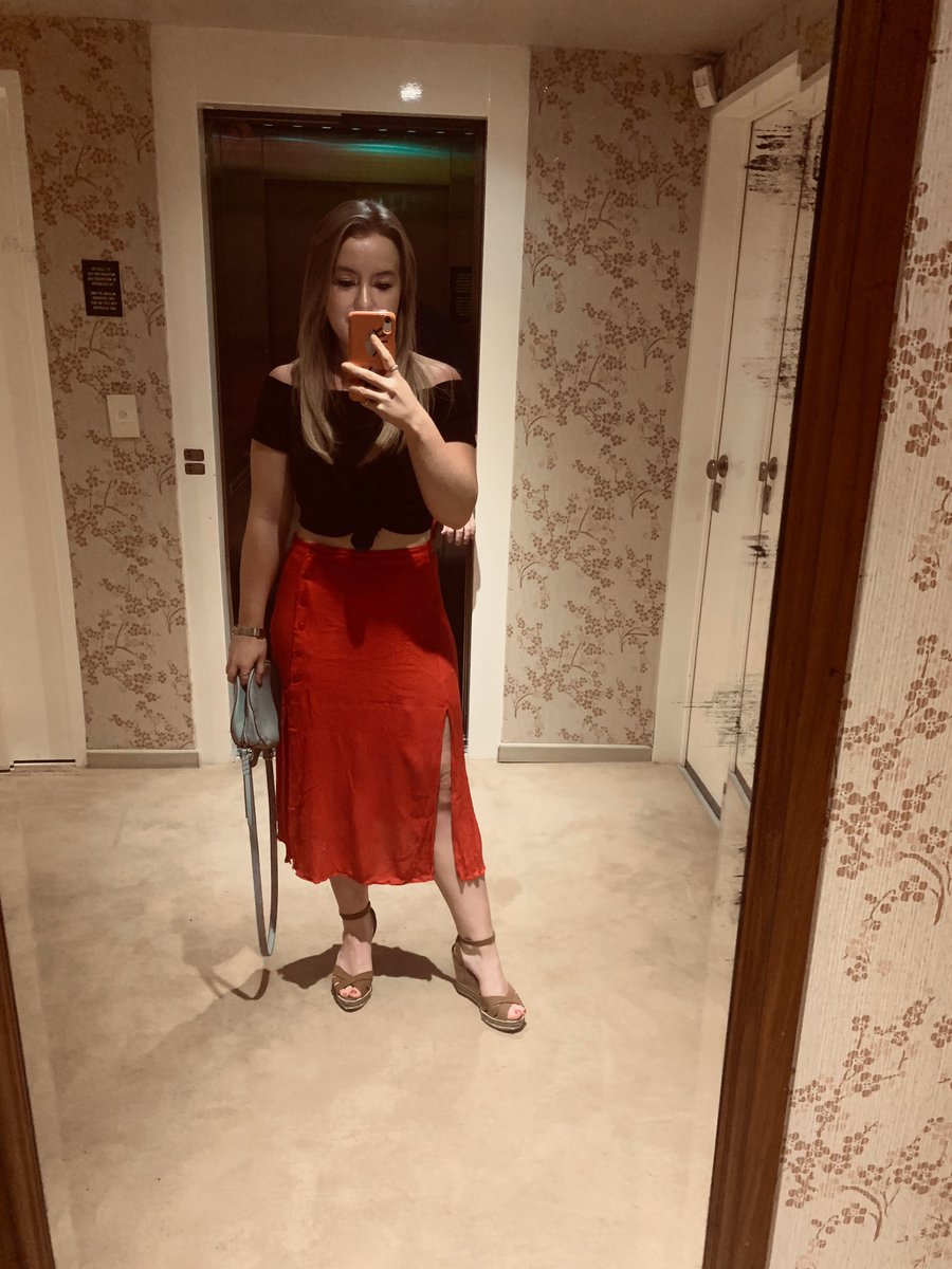 Dressed appropriately as the 💃🏼 emoji for the tango 💁🏼‍♀️