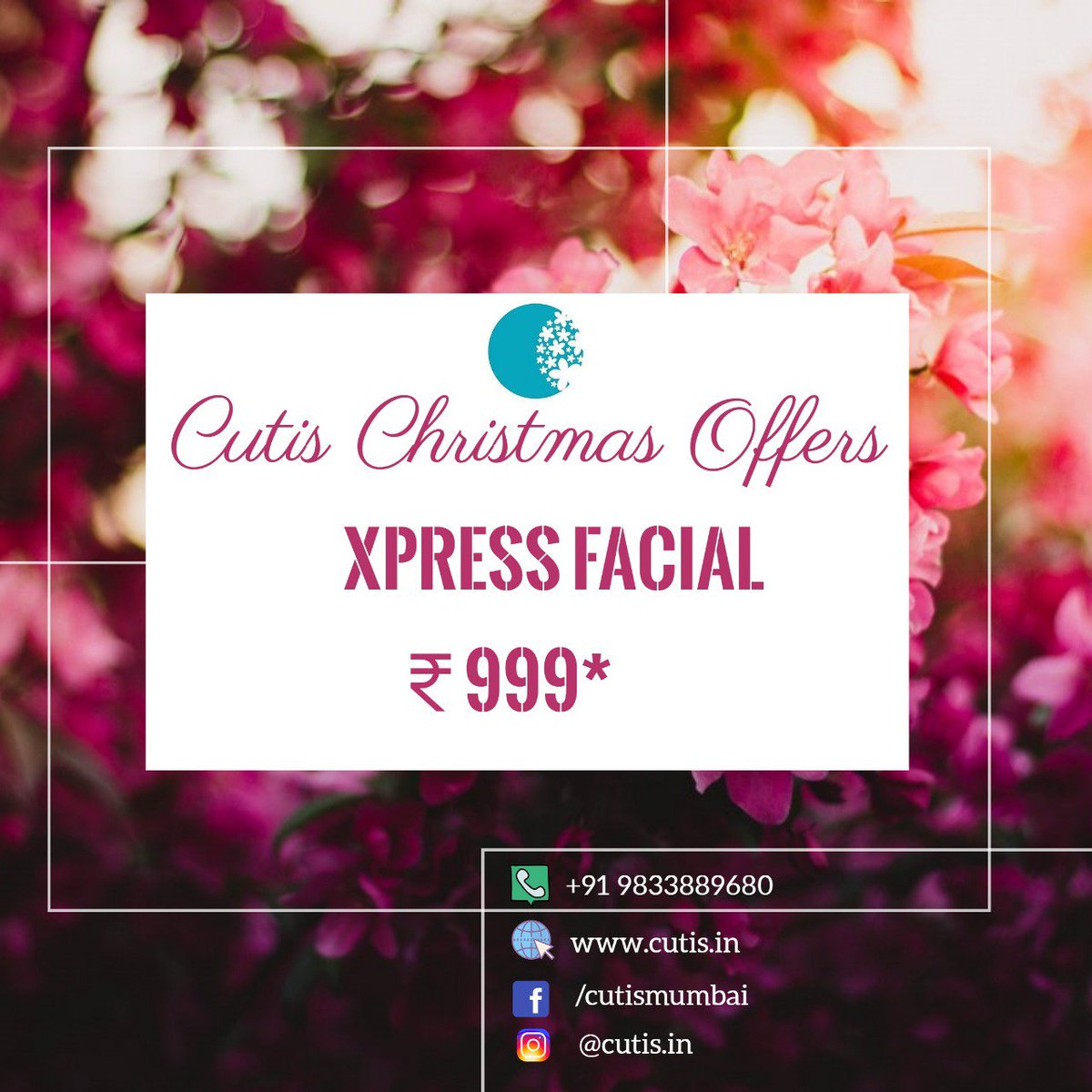 CutisSkinStudio's tweet image. Run to @cutis.in to experience this XPRESS FACIAL 
#kempscorner #bandra #andheri #cutispamper #cutis #cutisskinstudio #cutisskinsolution #christmas #cutischristmas #christmasgifts #christmasoffers #skincare #facial #xpressfacial