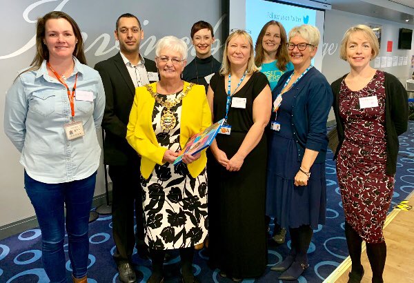 EmmaFAllen1's tweet photo. Thanks to all our friends and partners for the support and affection at our Opportunity Knocks #OK2018 event and the #ICA18 last night. @JoHarrison321 and I are touched by the positive/constructive feedback. It motivates all of us @LancashireCare to keep making improvements! https://t.co/ODxZTEmSqM