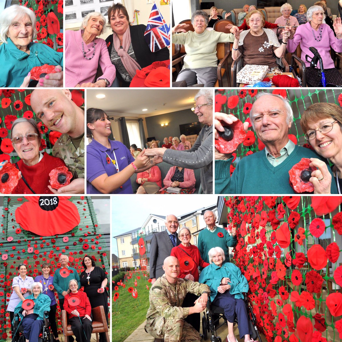 I really enjoy working with the residents and staff at the various Care Uk properties. This was an especially touching assignment and made some lovely photos. Nice to see they made it to the company website. #poppies