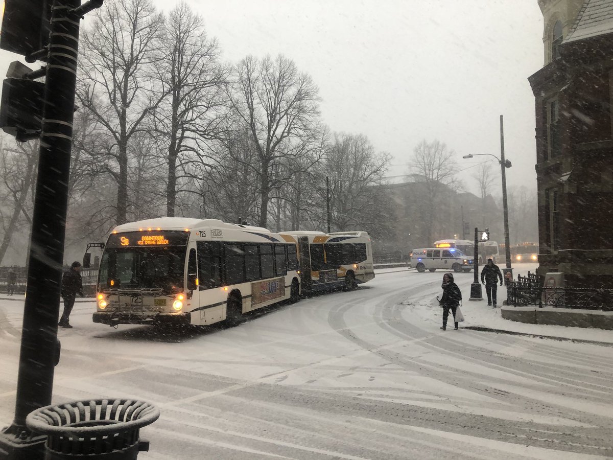 RanyIbrahim's tweet photo. Try to avoid Barrington &amp; Spring Garden Streets this morning if you can. Messy roads. Traffic gridlock. #Halifax https://t.co/TEjZ1ou1sy