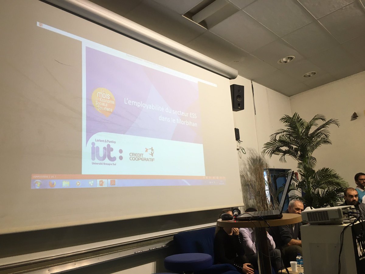 iutlorientpondi's tweet photo. On parle #employabilite du secteur #ESS dans le Morbihan cet après-midi @iutlorientpondi avec @Biocoop #europ3d @credit_coop_ @AssoDefis #c2sol https://t.co/oBmbhGOTr6