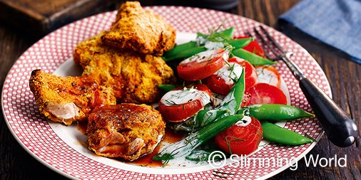 SlimmingWorld's tweet photo. Save yourself a flap in the kitchen with this southern-style #recipe. Its finger-licking #chicken and tangy sauce make it a family favourite – plus its slimming-friendly! #SlimmingWorld https://t.co/BQlcSJIapR https://t.co/EhYVFEBruF