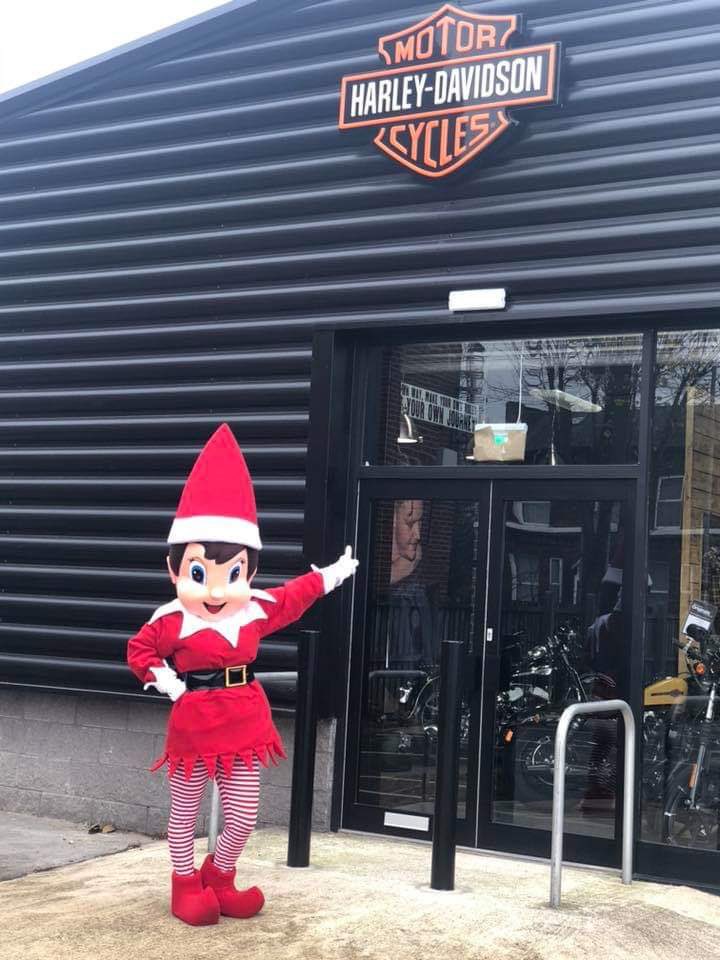 HelperNallys's tweet photo. Day 4:
Elfie's that busy running around Manchester she's thinking of getting some wheels!

https://t.co/T1nfSFjeJW 

#HarleyDavidson #Motorbike #Elfie #StephNally @harleydavidson https://t.co/xiJoAWDiOL