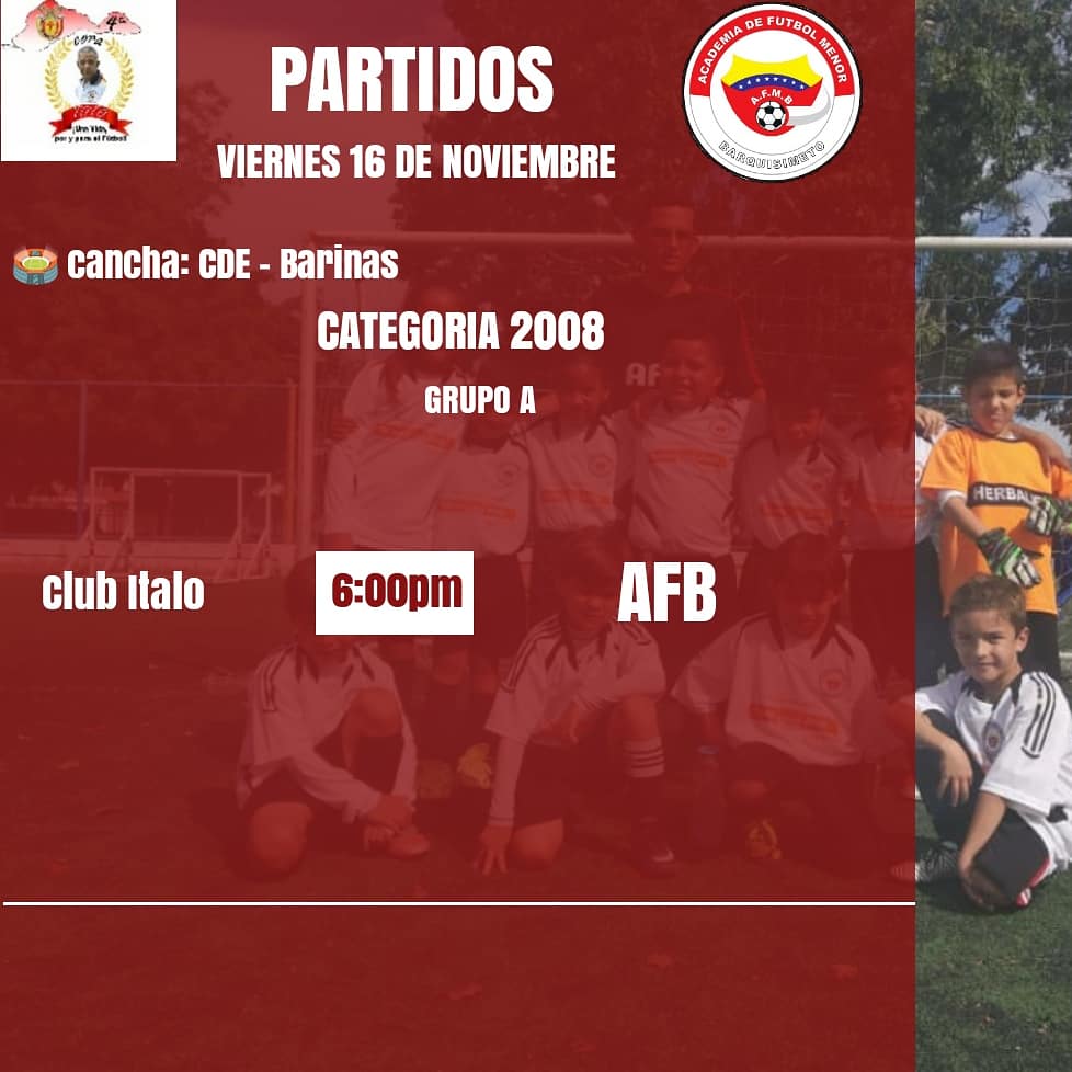 AcademiaBQTO's tweet photo. #Institucional | ¡VAMOS!👏🏻
.
➡️Estas son nuestras jornadas del día en la Copa Toto 2018 (@copatoto) que se estará efectuando en las canchas del CDE de Barinas📍 donde las categorías 2008, 2010 y 2011 estarán dando el 100% para traernos a casa la Gran Copa🏆 ARRIBA BARQUISIMETO🥁 https://t.co/5KQBrNqPbP