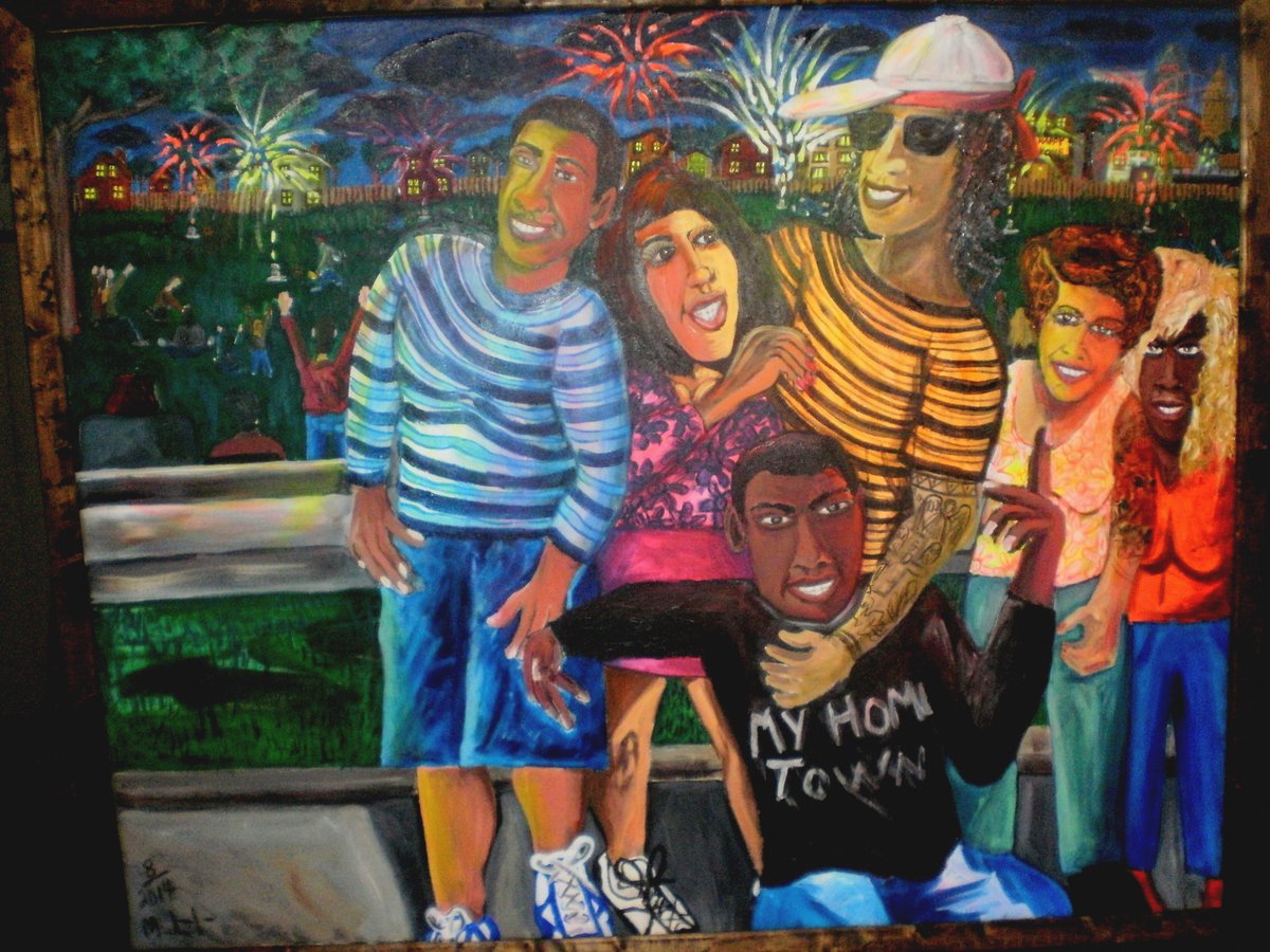 Michela79608288's tweet photo. View more of my art at https://t.co/jdkQR3uMfJ. #havesandhavenot #nationalartist #Ipaintrealities #michelangelolovelace #artforlife https://t.co/oKUelfs3Wh