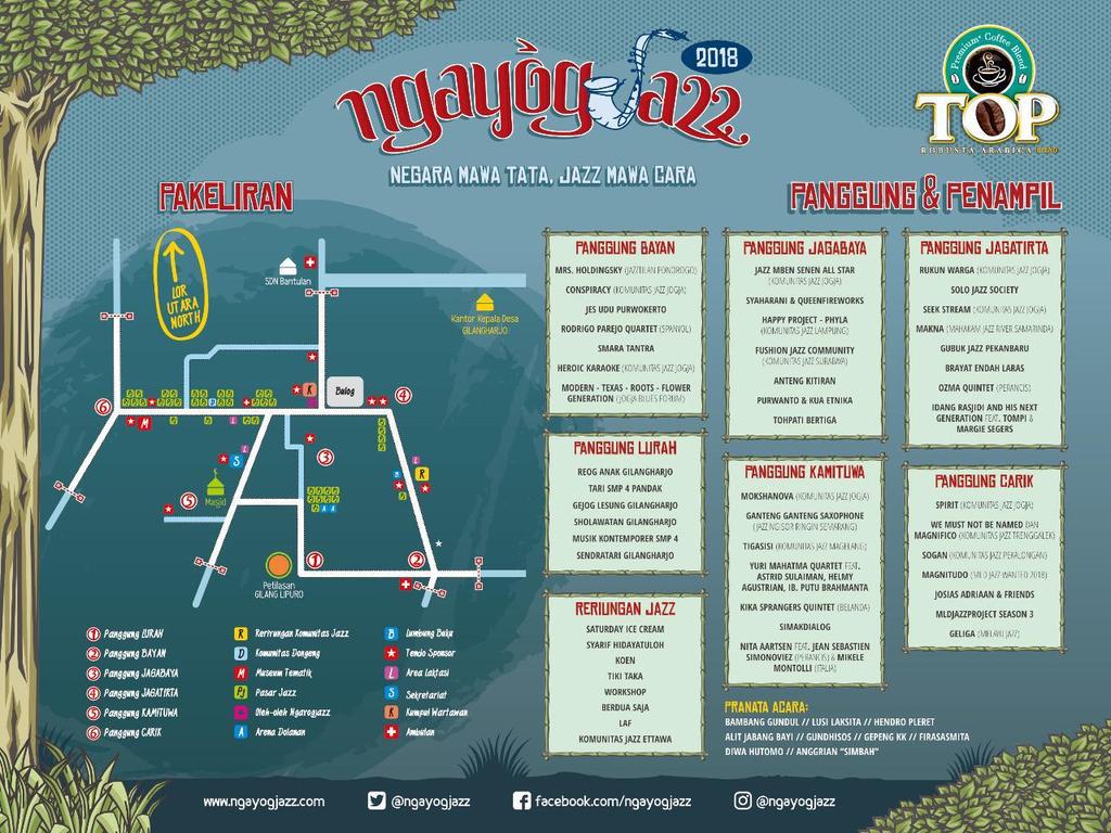 ardiafm's tweet photo. penampil tiap panggung @ngayogjazz 2018 juga yahud semua..monggo disimak para penampil idola ada di panggung mana saja.. 😊 https://t.co/D92X9V9TlF