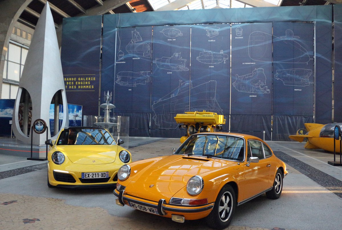 Ce dimanche sur 📺 <a href="/M6/">M6</a> ne manquez pas l'émission TURBO 🏎️, vous y découvrirez un sujet sur 2 générations de Porsche 911 installées dans un décor on ne peut plus original notre Grande Galerie des Engins et des Hommes 🤩et les essais ont lieu dans le #Cotentin ! <a href="/turbofr/">TURBO M6</a> #cherbourg