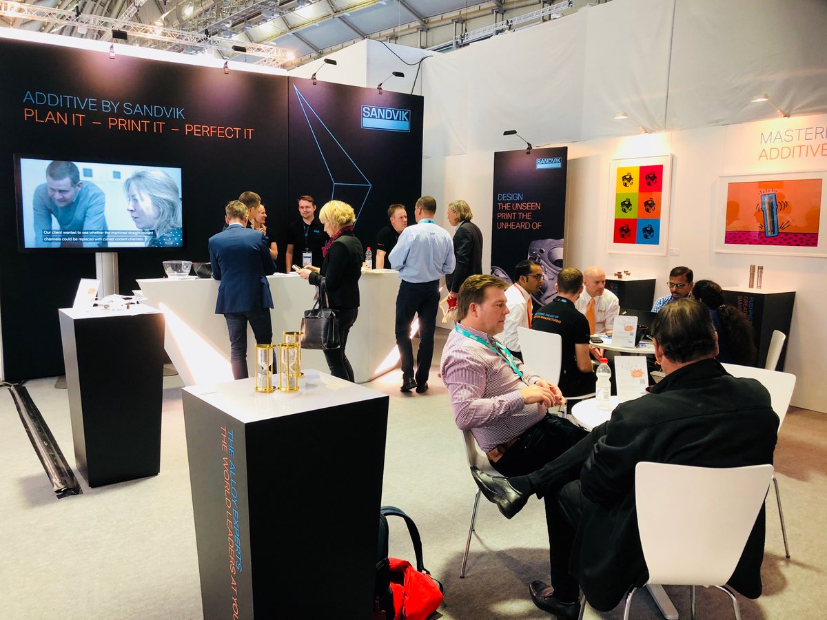 SandvikGroup's tweet image. Today is the final day of #FormNext2018. #Sandvik has well-established expertise across the entire #AdditiveManufacturing value chain. From idea to serial production. Visit our #Sandvik booth (Halle 3.1, Stand C10) to learn more. #AdditiveBySandvik bit.ly/2T6UPiD