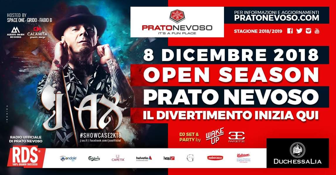Snow_Academy_'s tweet photo. OPEN SEASON PRATO NEVOSO 8 DIC
H9/17 Tour Alpi e Dj set WakeUp
H12:30 Gusto montagna Show Cooking
H14:30 Giochi al Village
H16 Pratonevoso &amp; Gaslini
H17:30 Aperitivo del Borgo
H20/24 Sci notturno gratis
H20 Animazione RDS
H22 #J-Ax live show in conca
H23:30 Night Party by Papeete https://t.co/mE7oBgougE