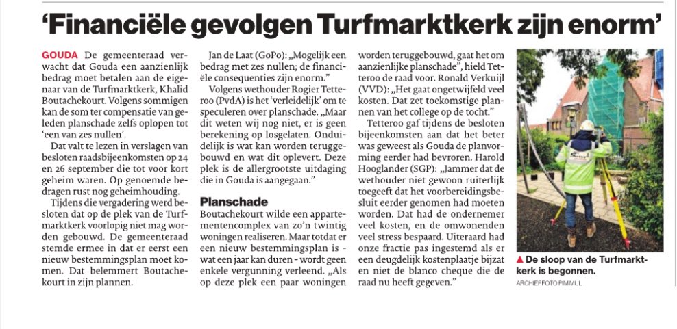 GoudaPositief's tweet photo. Er moet na veilige sloop, die ook weer vertraagd blijkt te zijn, een raadsenquete komen. Verantwoordelijken moeten o.a. antwoord geven op voorzienbaarheid, tijdigheid en crisismanagement. Via @AD_GroeneHart https://t.co/65DA8liPeB
