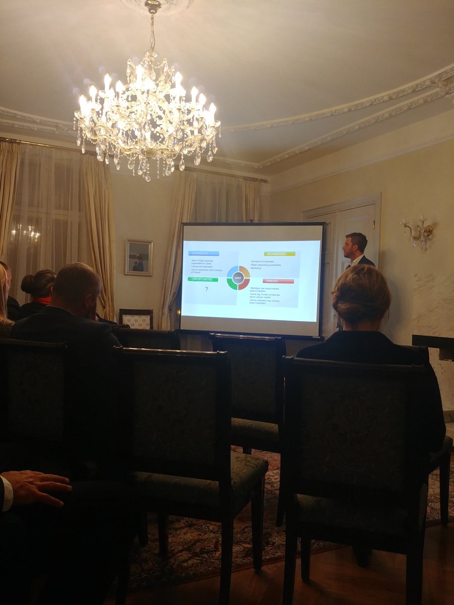 FinEmbRiga's tweet photo. Finnish Chamber of Commerce in Latvia held an Annual General Autumn Meeting at the #FinEmb in Riga. Ambassador Korpivaara briefed about our work and #Finnish business in Latvia. Latvia offers plenty of opportunities for businesses, #Latvia has fastest growing economy in Baltics. https://t.co/IdgDPFDMgB