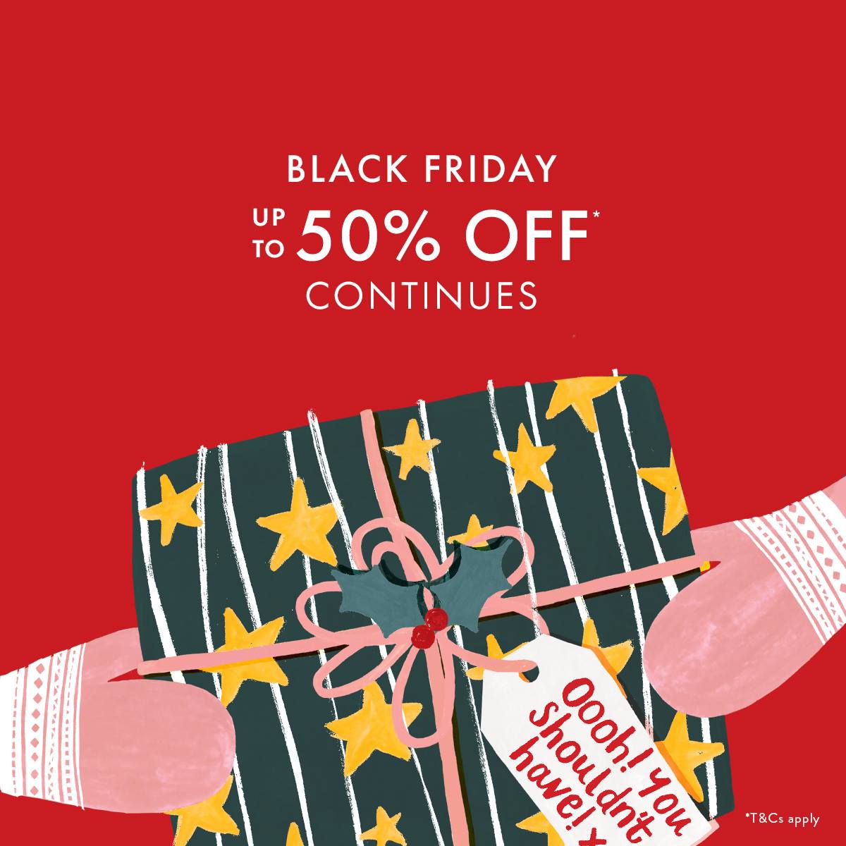 Joulesclothing's tweet photo. Black Friday deals continue – Up to 50% off!
Shop Now > https://t.co/DAy0IRMxOe https://t.co/8wFb2Y2sGB