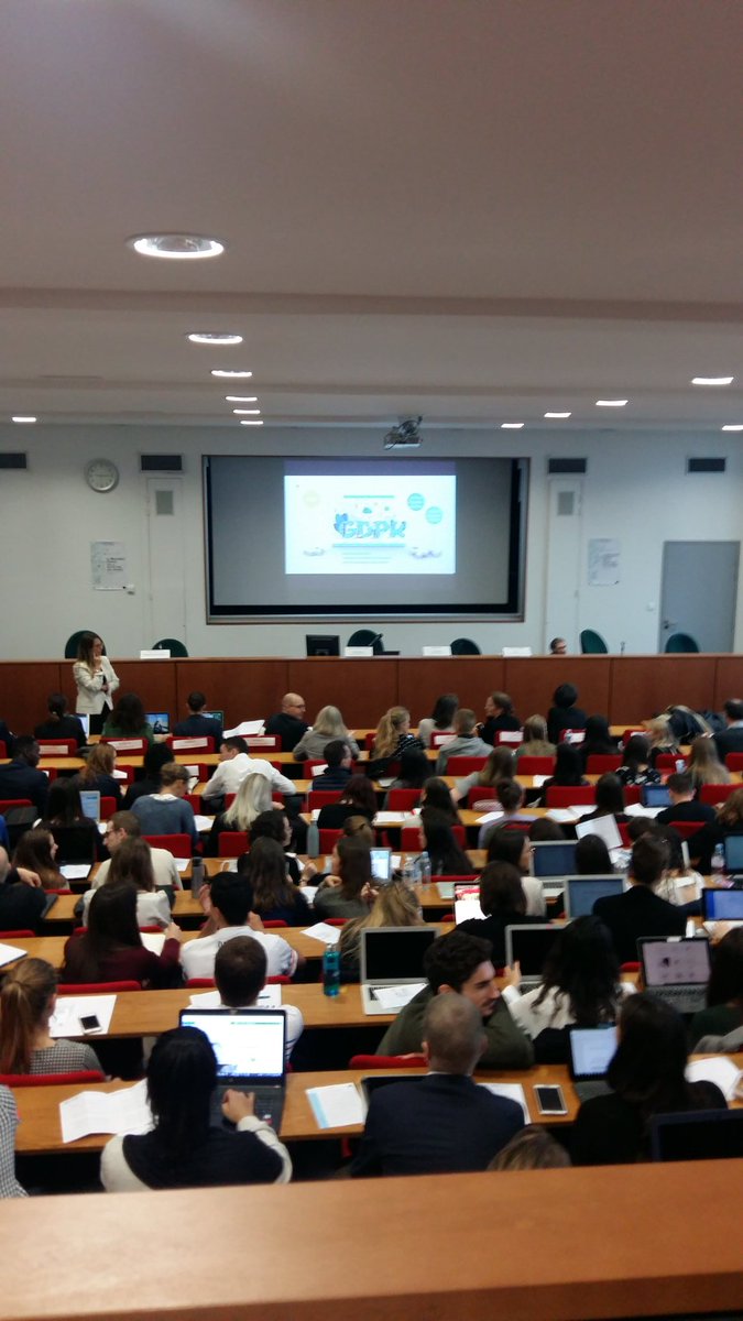MntClothilde's tweet photo. Les @M2_PIFTN sont aux premières loges au colloque sur le Règlement général sur la protection des données organisé par @alexbensamoun et Brunessen Bertrand ! #RGPD @UnivRennes1 
@MazarineLeprin1 @Lesliehrl @raphnordmann https://t.co/gPR2GN1ZEZ