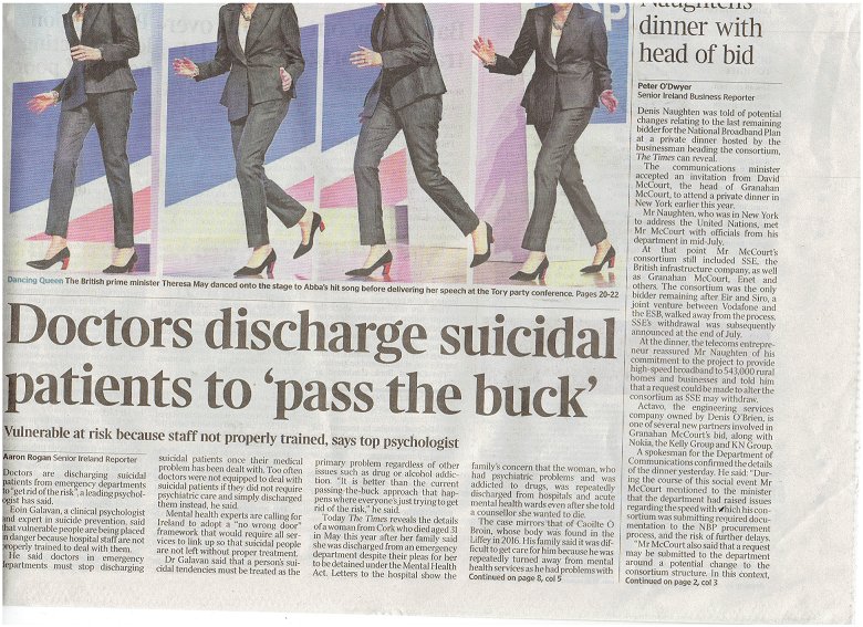 dualireland's tweet photo. Unfortunately Stacey's death follows a similiar pattern to many other deaths. Turned away from services and referred to other services who in turn turned Stacey away. @thetimesIE called it "passing the buck" #Ripstacey https://t.co/orqObCgz4t https://t.co/N8WSLvA2Yz