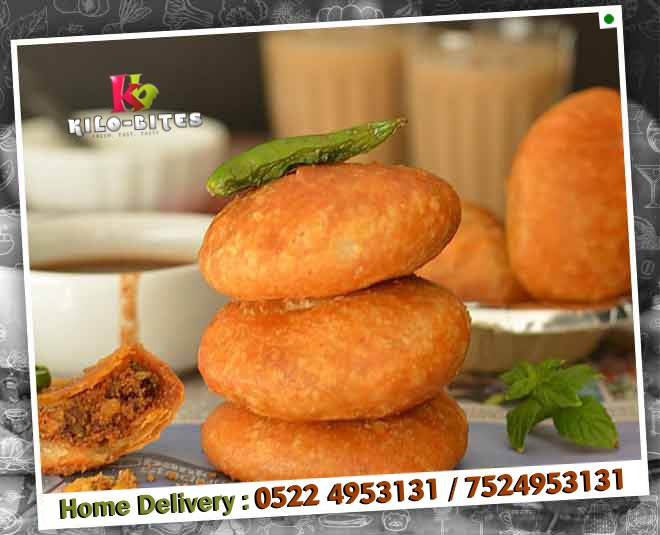 KB_LKO's tweet photo. #AlooKachori #PureVeg #KiloBites 
Call 0522 4953131 / 7524953131 for home delivery. https://t.co/oKmNuz1vJ3