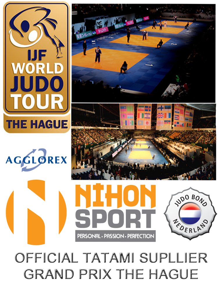 NihonSport's tweet photo. De #Agglorex #judomatten die de komende dagen gebruikt worden tijdens de Grand Prix in Den Haag zijn geleverd door Nihon Sport. Trots partner van de Judo Bond Nederland. #NihonSport #PersonalPassionPerfection #Judomat #tatami #JudoTheHague2018  @TheHagueGP @judobond https://t.co/orAUfPRD5F