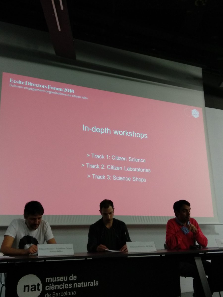 laias's tweet photo. Today @citilab at @museuciencies #EcsiteDF2018!!! we are happy to be part of sharing #citizenscience #citizenlaboratories & #scienceshops experiences and approaches to inspire #Museums https://t.co/ogW4AcyBhv