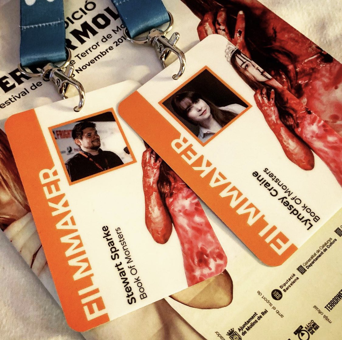 stewartsparke's tweet photo. Had an amazing time at @MolinsFilmFest showing @Bookof_Monsters to a Spanish audience! A whole new experience and great response! Felt so welcomed and great to see it get cheers when monsters are decapitated by our heroines! #horror #terrormolins #filmmaking https://t.co/JJT8fRpijB