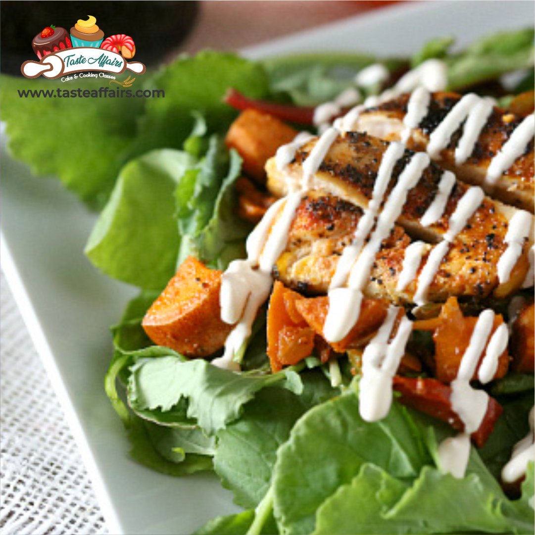 Salad doesn't have to be boring. This delicious roasted vegetable and chicken salad are perfect for every dinner.
join our Indian flavor cooking classes and learn the delicious thing you never know: 9990-314-414.
#HealthyFood #CookingLesson #Cooking #CookingTime #CookingWithLove