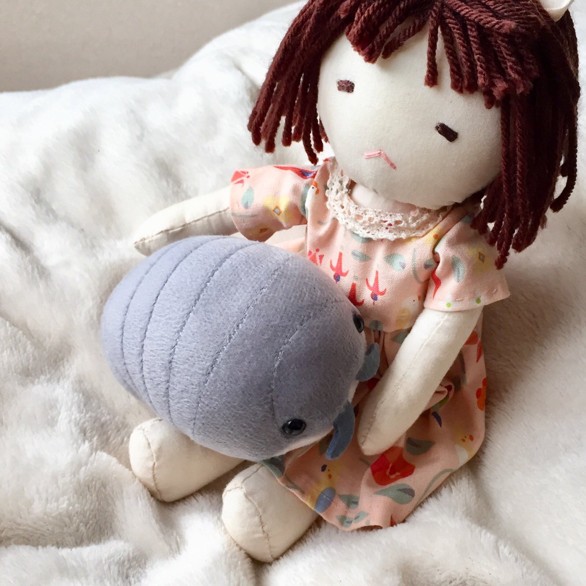 前から狙っていた ＃ダンゴムシのぬいぐるみ が届きました‥！か