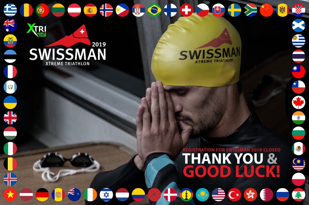 Registration for #swissman2019 is now closed. Thank you all for your huge interest! Results will be announced on Sunday evening CET, November 18. Good luck!!! #suixtri #xtriworldtour