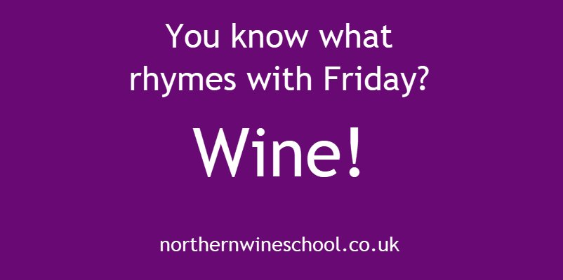 You know what rhymes with Friday?  #Wine #Fridayfeeling #winelovers