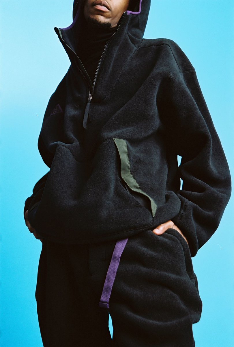 sherpa fleece hoodie nike acg