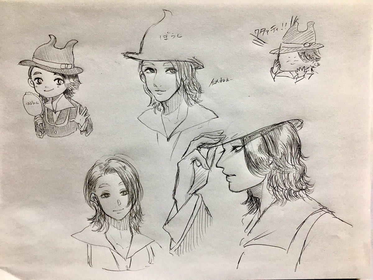 突然マルフィ描けなくなって焦って学校でいっぱい描いたの…えっ…描けない…似ない…えっ… 